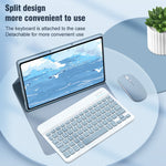 Vỏ da bàn phím Bluetooth nút tròn xoay 360 độ có bàn di chuột, dành cho iPad thế hệ 10 10.9 2022, iPad Air 2022 / iPad Pro 11 2021, iPad 10.2 2021 / Air 2019
