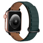 Dây đồng hồ silicone nam châm khóa ngược, dành cho Apple Watch Series 7 41mm, dành cho Apple Watch Series 7 45mm, dành cho Apple Watch SE 40mm