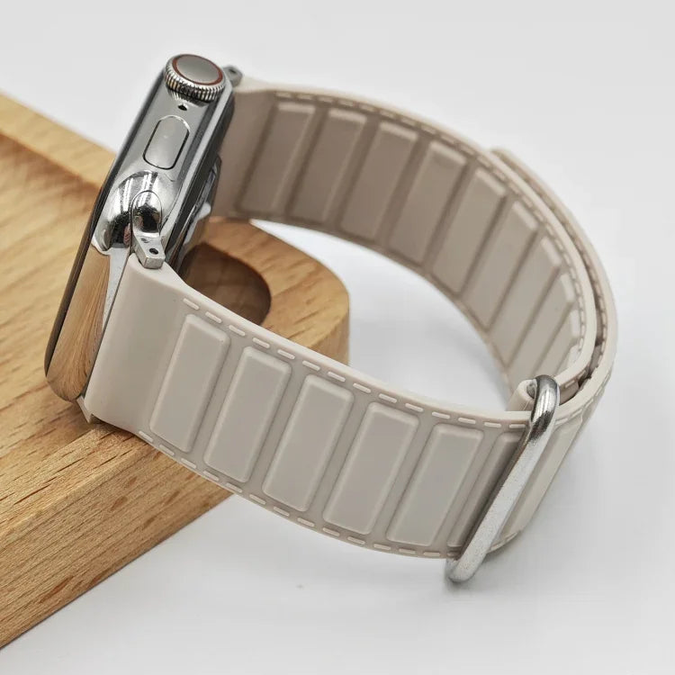 Dây Đeo Đồng Hồ Silicone Khóa Ngược Nam Châm, Dành Cho Apple Watch 38mm