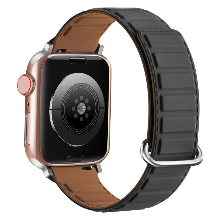 Dây Đeo Đồng Hồ Silicone Khóa Ngược Nam Châm, Dành Cho Apple Watch 38mm