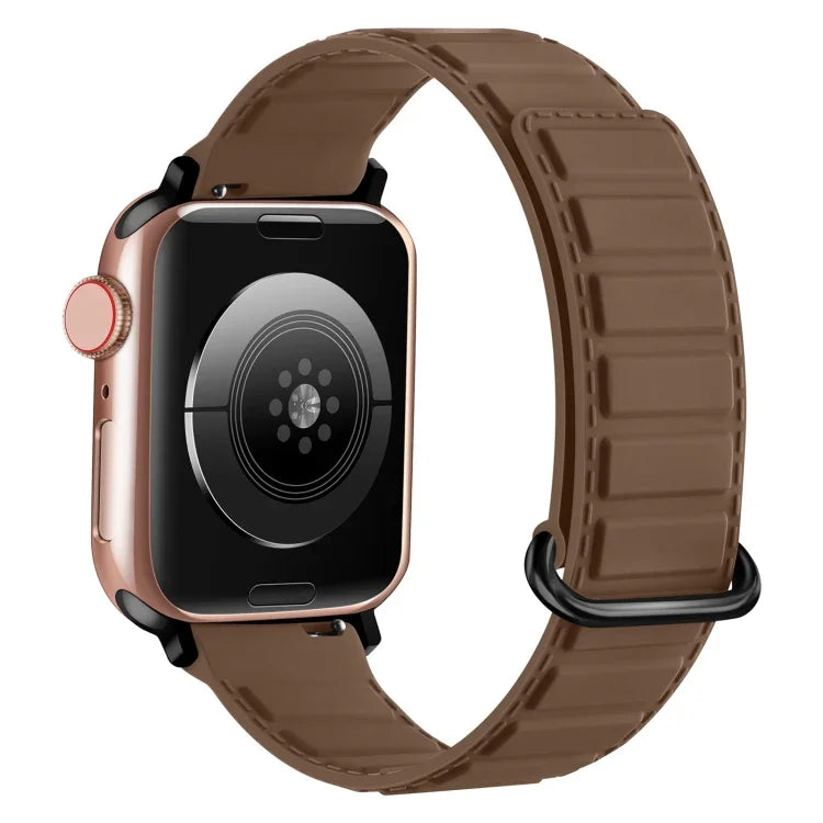 Dây Đeo Đồng Hồ Silicone Khóa Ngược Nam Châm, Dành Cho Apple Watch 38mm