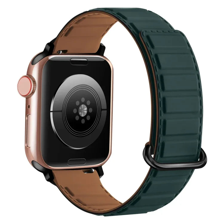 Dây Đeo Đồng Hồ Silicone Khóa Ngược Nam Châm, Dành Cho Apple Watch 38mm