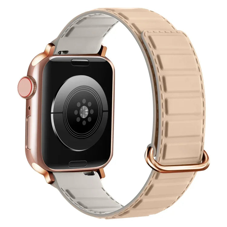 Dây Đeo Đồng Hồ Silicone Khóa Ngược Nam Châm, Dành Cho Apple Watch 38mm