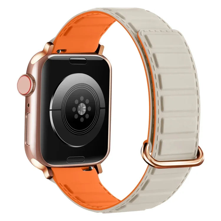 Dây Đeo Đồng Hồ Silicone Khóa Ngược Nam Châm, Dành Cho Apple Watch 38mm