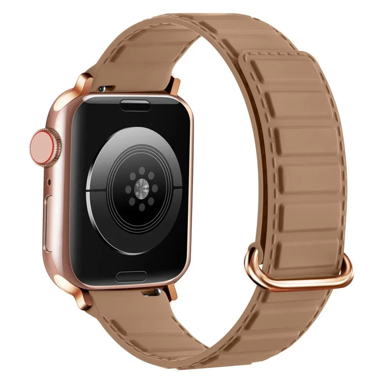 Dây Đeo Đồng Hồ Silicone Khóa Ngược Nam Châm, Dành Cho Apple Watch 38mm