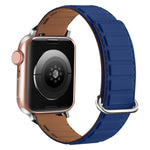 Dây đồng hồ silicone nam châm khóa ngược, dành cho Apple Watch Series 9 41mm, dành cho Apple Watch Ultra 49mm, dành cho Apple Watch Series 8 41mm