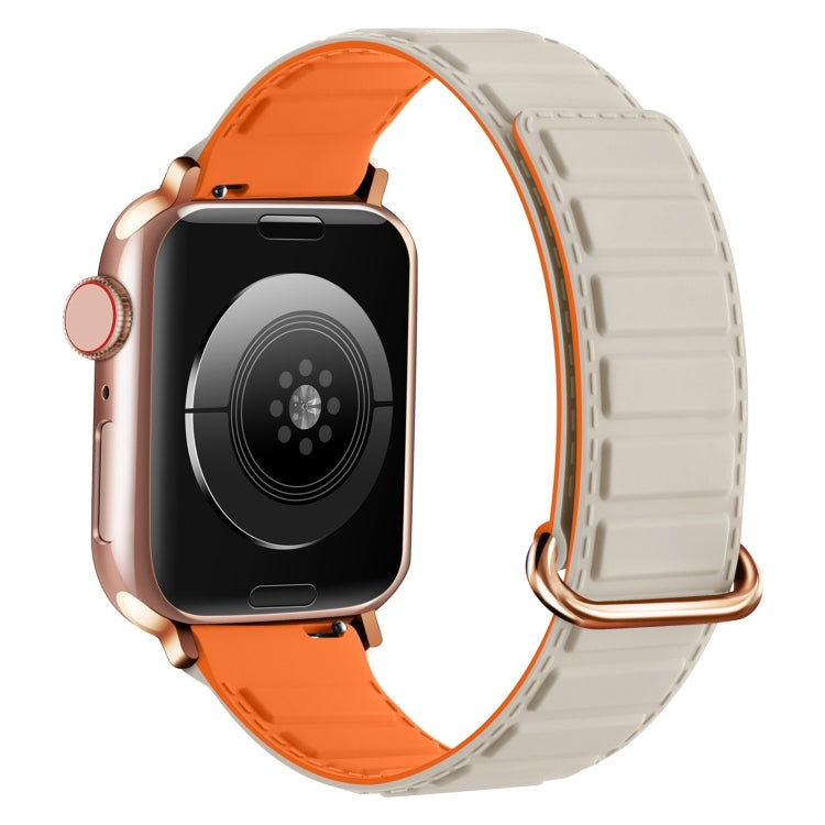Dây đồng hồ silicone nam châm khóa ngược, dành cho Apple Watch SE 2023 40mm, dành cho Apple Watch Ultra 2 49mm, dành cho Apple Watch Series 9 45mm