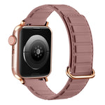 Reverse Buckle Magnetic Silicone Watch Band, For Apple Watch Series 10 46mm, For Apple Watch Series 10 42mm, For Apple Watch SE 2023 44mm