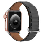 Reverse Buckle Magnetic Silicone Watch Band, For Apple Watch Series 10 46mm, For Apple Watch Series 10 42mm, For Apple Watch SE 2023 44mm