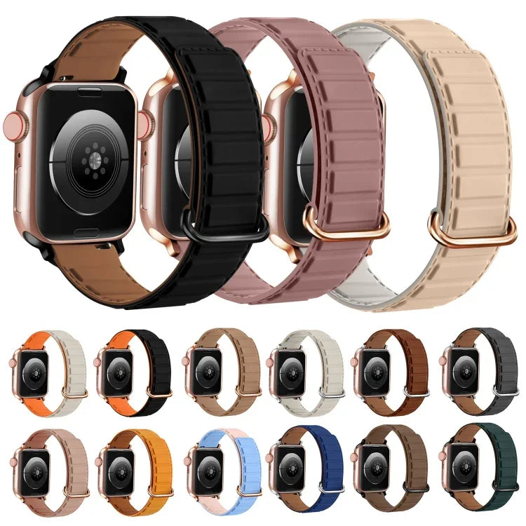 Dây Đeo Đồng Hồ Silicone Khóa Ngược Nam Châm, Dành Cho Apple Watch 38mm