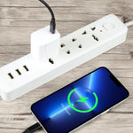 Bộ sạc du lịch LZ-105PD 25W cổng USB-C / Type-C họa tiết chấm, phích cắm US, phích cắm EU