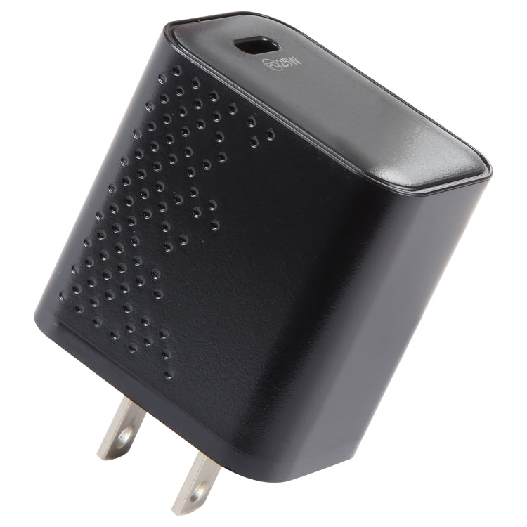 Bộ sạc du lịch LZ-105PD 25W cổng USB-C / Type-C họa tiết chấm, phích cắm US, phích cắm EU