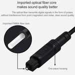 Cáp kết nối quang học âm thanh kỹ thuật số EMK cổng vuông đến cổng vuông, dài 1m, 1.5m, 2m, 3m, 5m, 8m, 10m, 15m, 25m