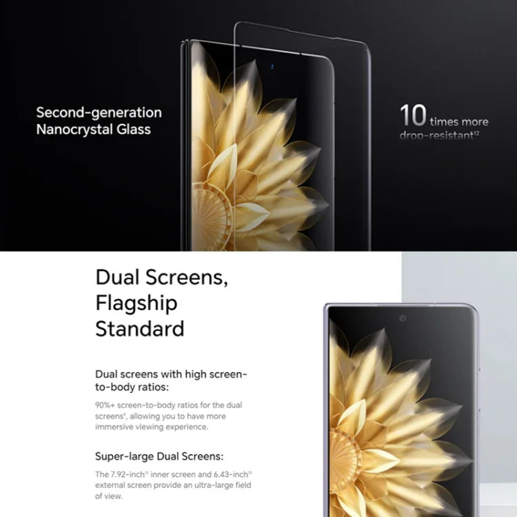 Honor Magic V2 Ultimate 5G, màn hình 7.92 inch + 6.43 inch MagicOS 7.2 Snapdragon 8 Gen2 Octa Core lên đến 3.36GHz, Mạng: 5G, OTG, Không hỗ trợ Google Play, 16GB+1TB