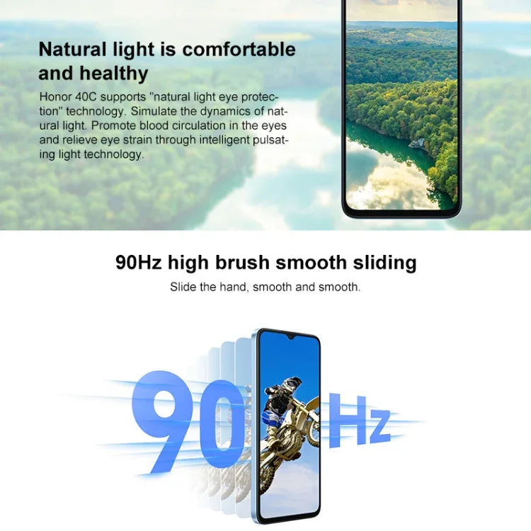Honor Play 40C 5G, màn hình 6.56 inch MagicOS 7.1 Snapdragon 480 Plus Octa Core lên đến 2.2GHz, Mạng: 5G, Không hỗ trợ Google Play, 6GB+128GB
