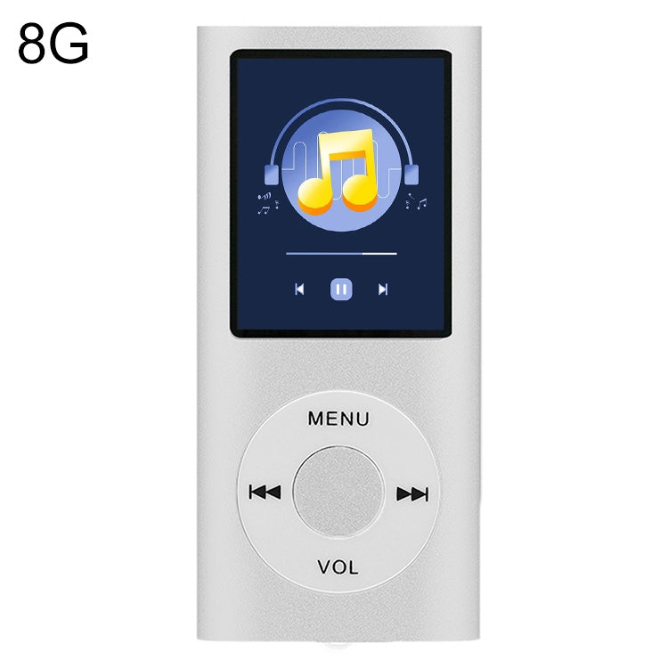 Máy nghe nhạc MP4 màn hình TFT 1.8 inch vỏ kim loại, Kèm thẻ TF 8G + tai nghe + cáp, Kèm thẻ TF 16G + tai nghe + cáp, Kèm tai nghe + cáp