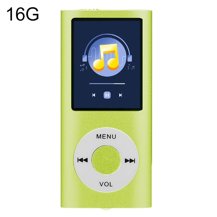 Máy nghe nhạc MP4 màn hình TFT 1.8 inch vỏ kim loại, Kèm thẻ TF 8G + tai nghe + cáp, Kèm thẻ TF 16G + tai nghe + cáp, Kèm tai nghe + cáp