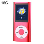 Máy nghe nhạc MP4 màn hình TFT 1.8 inch vỏ kim loại, Kèm thẻ TF 8G + tai nghe + cáp, Kèm thẻ TF 16G + tai nghe + cáp, Kèm tai nghe + cáp