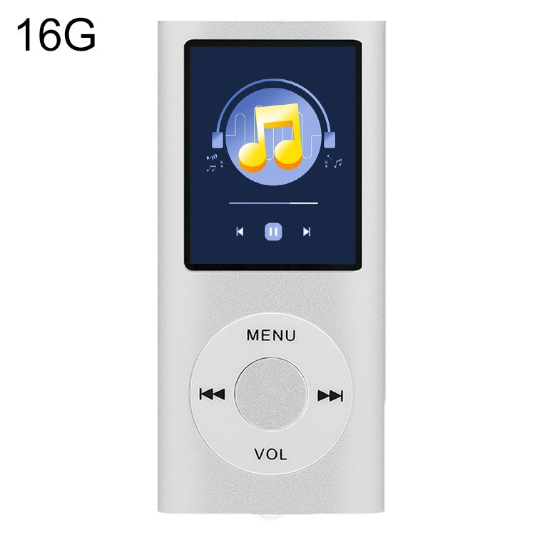 Máy nghe nhạc MP4 màn hình TFT 1.8 inch vỏ kim loại, Kèm thẻ TF 8G + tai nghe + cáp, Kèm thẻ TF 16G + tai nghe + cáp, Kèm tai nghe + cáp