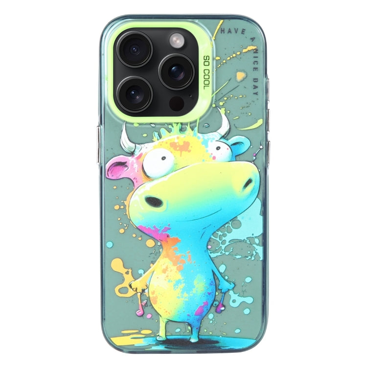 Ốp điện thoại họa tiết tranh sơn dầu PC + TPU, dành cho iPhone 16 Plus