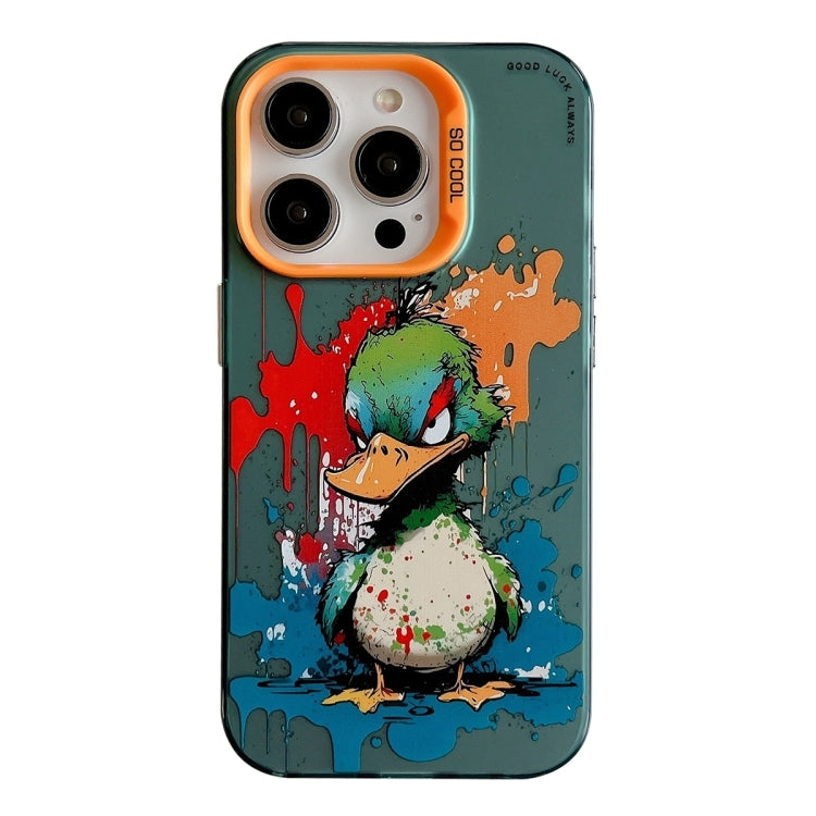 Ốp điện thoại họa tiết tranh sơn dầu PC + TPU, dành cho iPhone 16 Plus