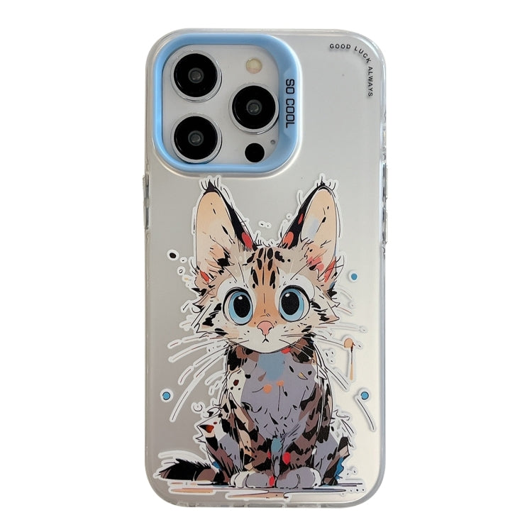 Ốp điện thoại họa tiết tranh sơn dầu PC + TPU, dành cho iPhone 16 Plus