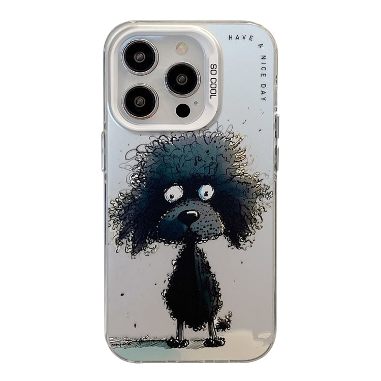 Ốp điện thoại họa tiết tranh sơn dầu PC + TPU, dành cho iPhone 16 Pro