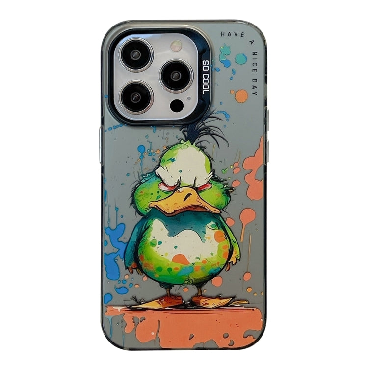 Ốp điện thoại họa tiết tranh sơn dầu PC + TPU, dành cho iPhone 16 Pro