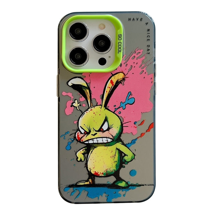 Ốp điện thoại họa tiết tranh sơn dầu PC + TPU, dành cho iPhone 16 Pro