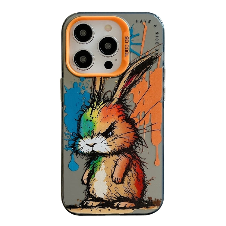 Ốp điện thoại họa tiết tranh sơn dầu PC + TPU, dành cho iPhone 16 Pro