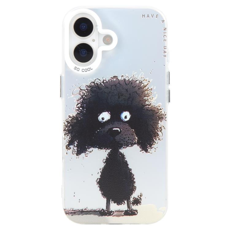 Ốp lưng điện thoại PC + TPU họa tiết tranh sơn dầu động vật, Dành cho iPhone 17