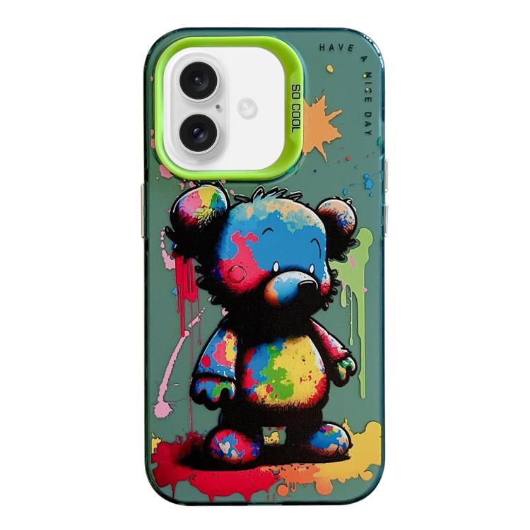 Ốp lưng điện thoại PC + TPU họa tiết tranh sơn dầu động vật, Dành cho iPhone Air