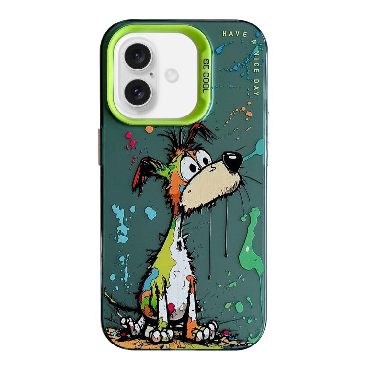 Ốp lưng điện thoại PC + TPU họa tiết tranh sơn dầu động vật, Dành cho iPhone Air