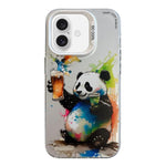 Ốp lưng điện thoại PC + TPU họa tiết tranh sơn dầu động vật, Dành cho iPhone Air