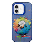 Ốp lưng điện thoại PC + TPU họa tiết tranh sơn dầu động vật, Dành cho iPhone Air