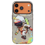 Ốp lưng điện thoại PC + TPU họa tiết tranh sơn dầu động vật, Dành cho iPhone 17 Pro