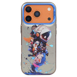Ốp lưng điện thoại PC + TPU họa tiết tranh sơn dầu động vật, Dành cho iPhone 17 Pro