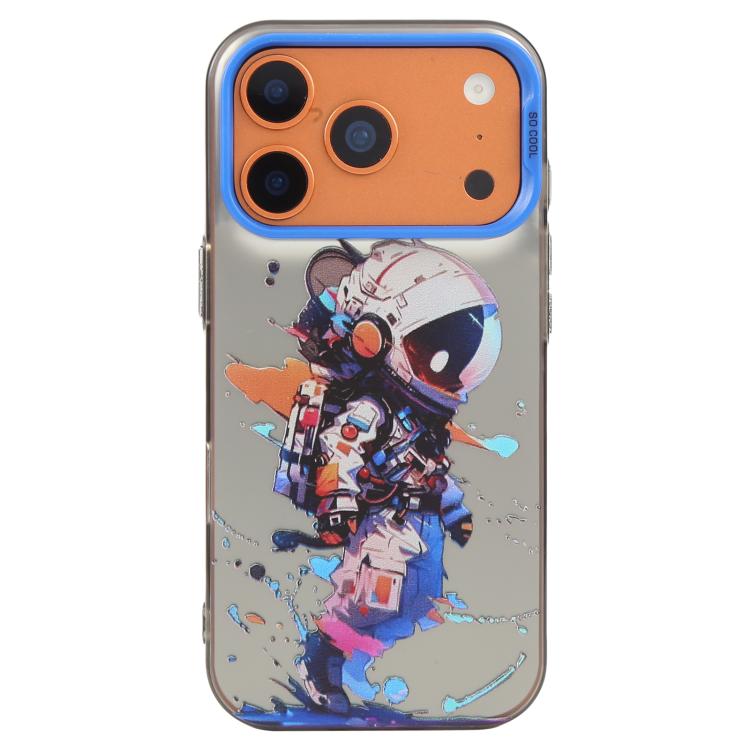Ốp lưng điện thoại PC + TPU họa tiết tranh sơn dầu động vật, Dành cho iPhone 17