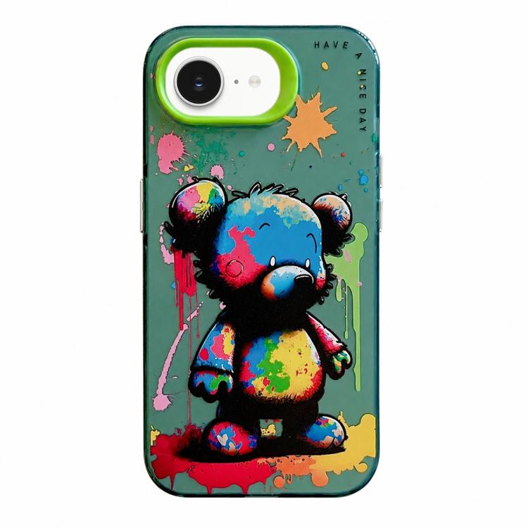 Ốp lưng điện thoại PC + TPU họa tiết tranh sơn dầu động vật, Dành cho iPhone 17 Pro Max