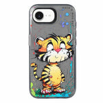 Ốp lưng điện thoại PC + TPU họa tiết tranh sơn dầu động vật, Dành cho iPhone 17 Pro Max