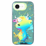 Ốp lưng điện thoại PC + TPU họa tiết tranh sơn dầu động vật, Dành cho iPhone 17 Pro Max