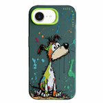 Ốp lưng điện thoại PC + TPU họa tiết tranh sơn dầu động vật, Dành cho iPhone 17 Pro Max