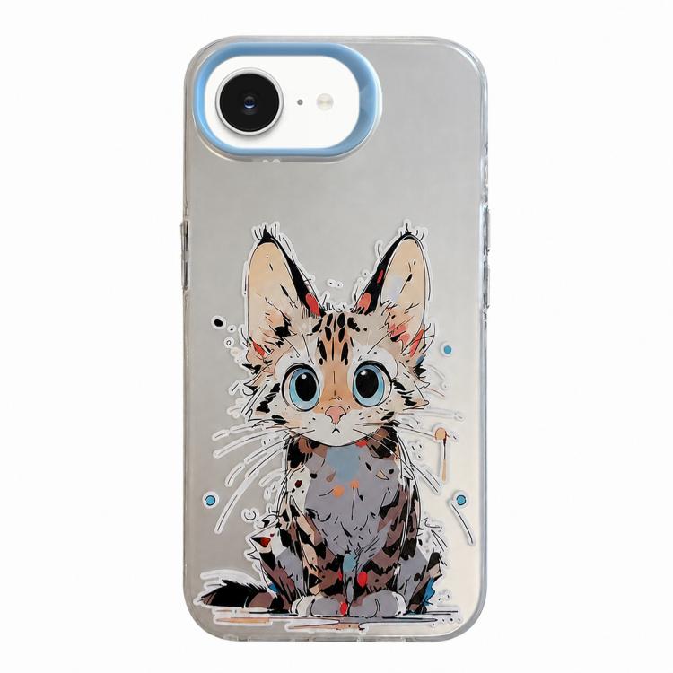 Ốp lưng điện thoại PC + TPU họa tiết tranh sơn dầu động vật, Dành cho iPhone 17 Pro Max