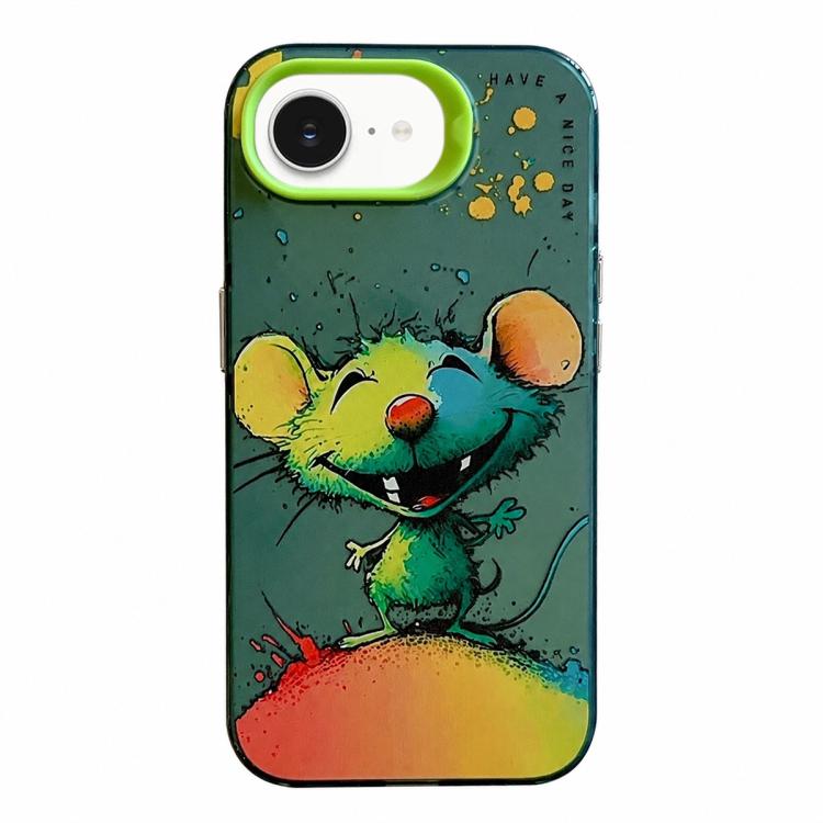 Ốp lưng điện thoại PC + TPU họa tiết tranh sơn dầu động vật, Dành cho iPhone 17 Pro Max