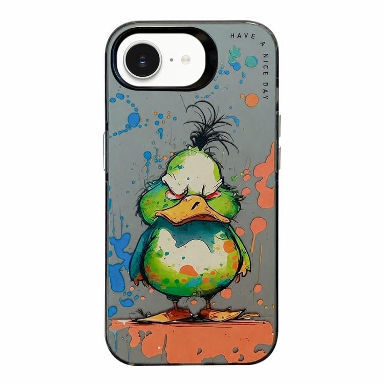 Ốp lưng điện thoại PC + TPU họa tiết tranh sơn dầu động vật, Dành cho iPhone 17 Pro Max