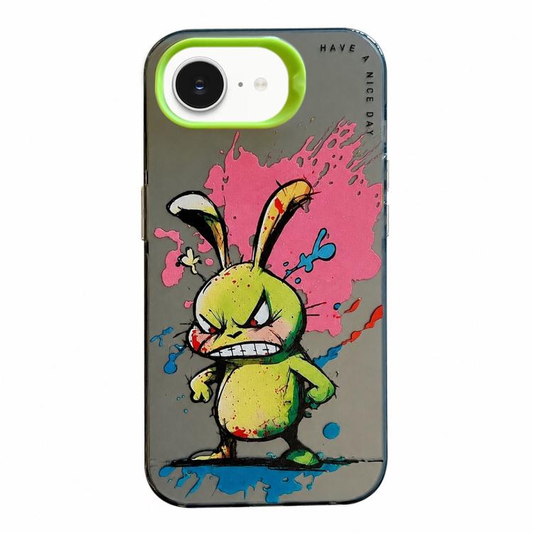 Ốp lưng điện thoại PC + TPU họa tiết tranh sơn dầu động vật, Dành cho iPhone 17 Pro Max