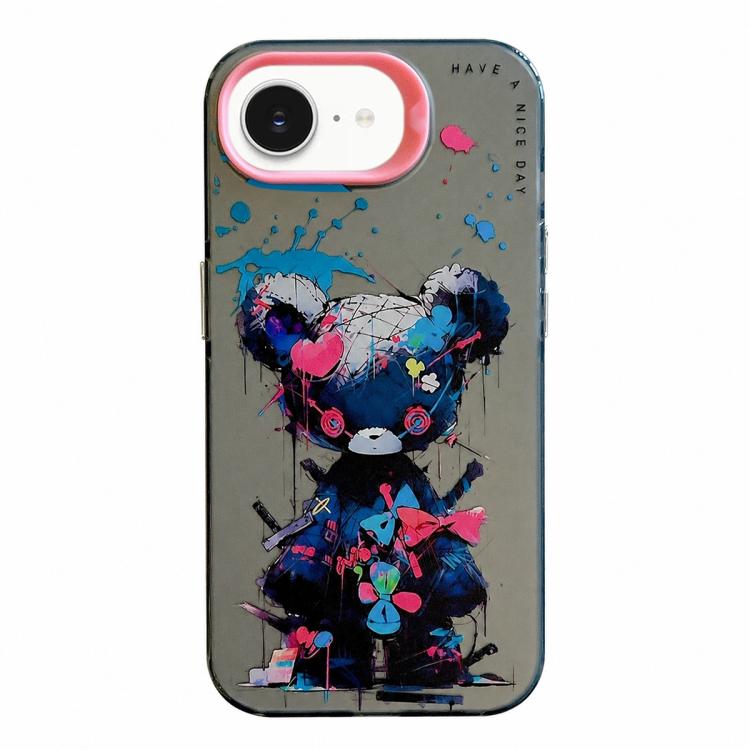 Ốp lưng điện thoại PC + TPU họa tiết tranh sơn dầu động vật, Dành cho iPhone 17 Pro Max