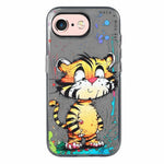 Animal Pattern Oil Painting Series PC + TPU Phone Case, For iPhone 6s / 6
