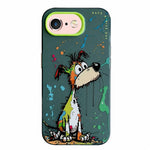 Animal Pattern Oil Painting Series PC + TPU Phone Case, For iPhone 6s / 6