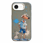 Animal Pattern Oil Painting Series PC + TPU Phone Case, For iPhone 7 / 8 / SE 2020